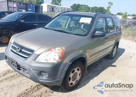 2005 Honda Cr-V Lx from USA, damaged, VIN SHSRD68505U301755